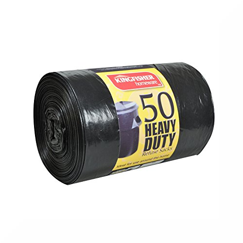 50 x heavy duty 120l sacs sacs poubelle en plas...