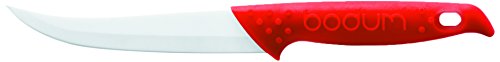 Bodum 11304-294 bistro couteau à tomates en céramique rouge 12 cm code EAN 0699965075187 