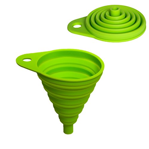 Entonnoir pliable en silicone. haute qualité, d...