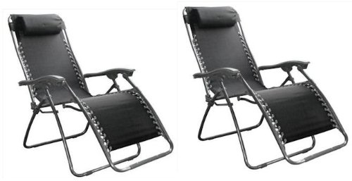 Lot de 2 Chaise Multiple Position Textoline Zer...