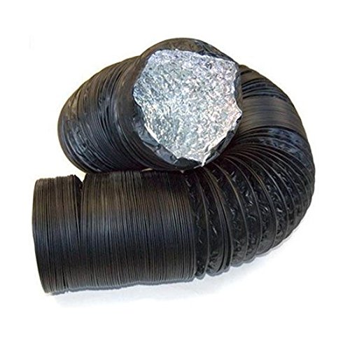 IDROPONICA Conduite d'aération professional Flexible PVC Noir 31,5 cm-10 m 0700161573596 (0700161573596)