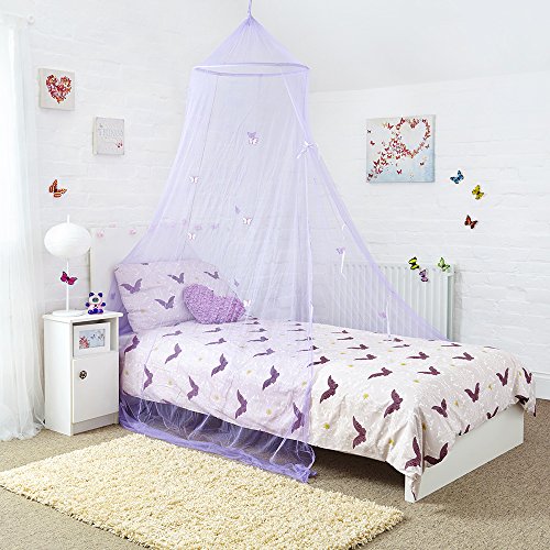 Mosquito Nets 4 U Ciel de lit princesse/papillon violet code EAN 0700175735867 