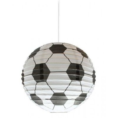 Abat-jour en papier design ballon de foot