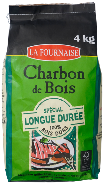 LA FOURNAISE CHARBON DE BOIS 4KG 
 code EAN 0700371674014 