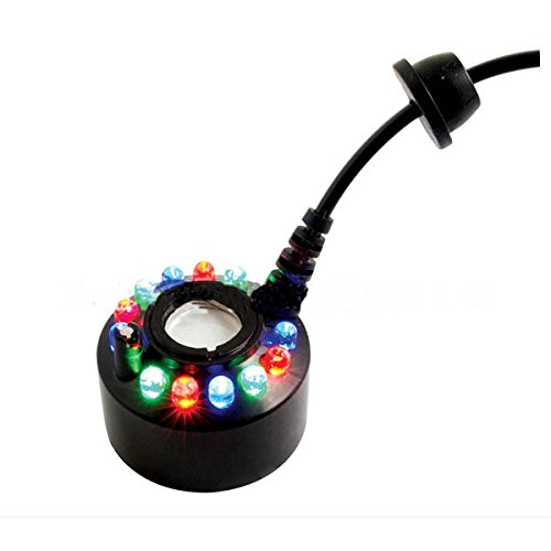 Wuiyepo 12 led coloré maker ultrasons mist brumisateur d'eau brumisateur humidificateur code EAN 0700381481107 