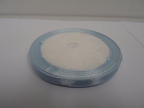 Beautiful Ribbon - 6mm 1 rouleau 6mm 1/4 "ruban de satin x 13 mètres, bleu glacé lumière des faveurs de mariage de décoration de Noël Pâques 6 mm code EAN 0700425286408 