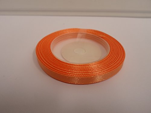 Beautiful Ribbon - 6mm 1 rouleau 6mm 1/4" ruban satin x 13 mètres, corail, pêche sombre, de mariage favorise décoratifs Pâques Noël 6 mm code EAN 0700425286453 