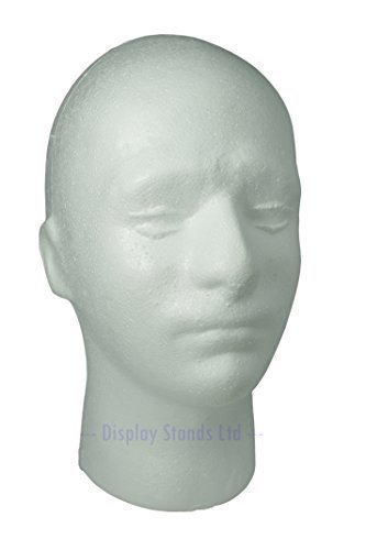 Display Stands Mâle Mannequin Polystyrène Tête (POLYM) code EAN 0700461108474 