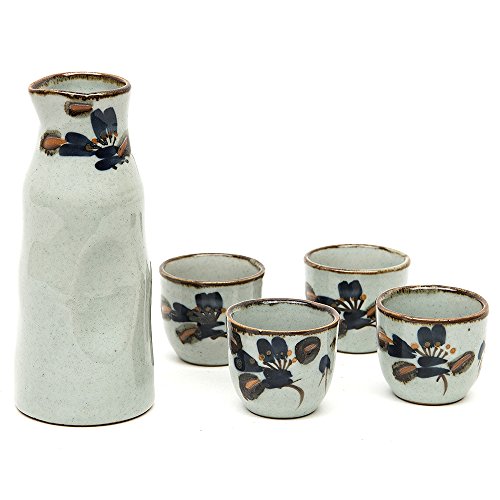 ankoow Service à saké Japonais avec quatre tass...