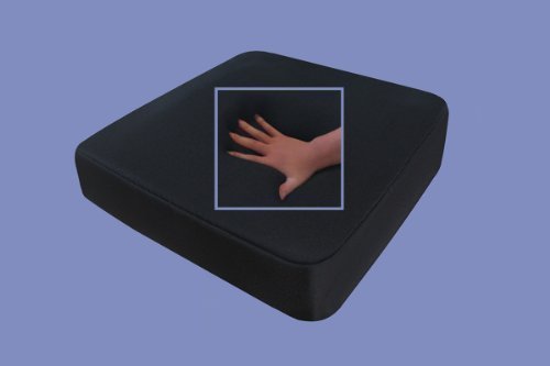 supply24 Coussins Gel / Coussins De Sièges En Mousse De Gel / Coussins Anti-Escarres 40 X 40 X 10 Cm Noir Pour Fauteuil Roulant, Fauteuil, Voiture, Camion, Chaise De Bureau, Coussins De Dos + Siège De Direction, Coussins Soutien Des Fesses - Rg 65 (Doux), Noir code EAN 0700598304084 