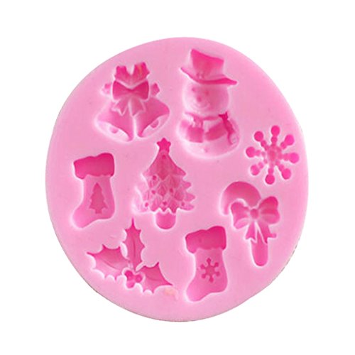Noël Bonhomme de Neige Flocon Moule Silicone Fo...