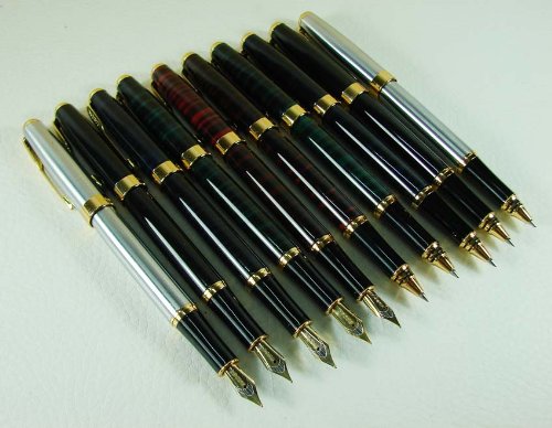 Baoer 388 lot de 10 stylos-lot de 5 pcs stylo plume et stylo roller 5 pièces (import allemagne) code EAN 0700646345847 