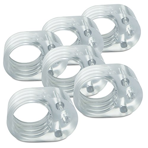 AccuBuddy Accu Buddy butoirs de porte - 6 x Butoir de porte transparente, murs/Meubles Protéger Macken, léger 5 pièces 6er Pack code EAN 0700667838953 