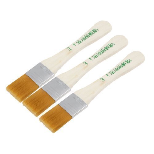 Peintre avec manche en bois-Largeur: 1 cm-Poils...