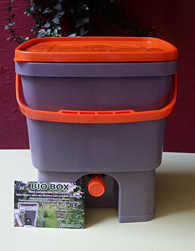 Composteur de cuisine BIOBOX 20L, livré avec 1/...