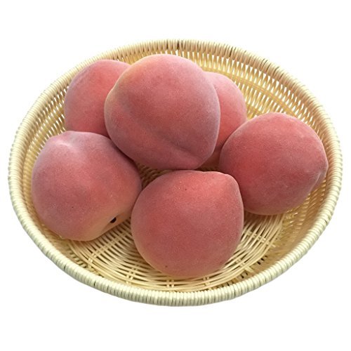 6pcs artificiel lifelike pêche décor faux fruit...