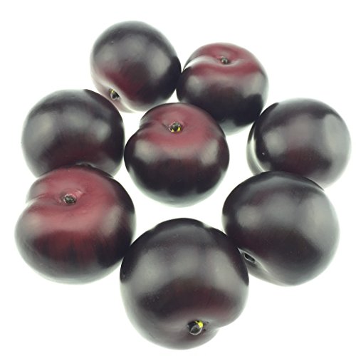 8pcs artificiel lifelike brin prune décor faux ...