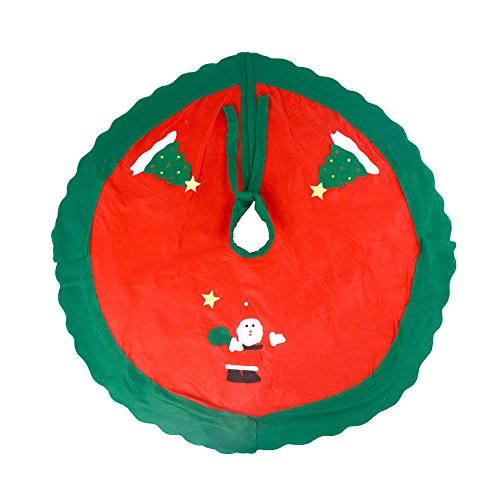 Happy santa jupe/tapis de sapin de noël diamètr...