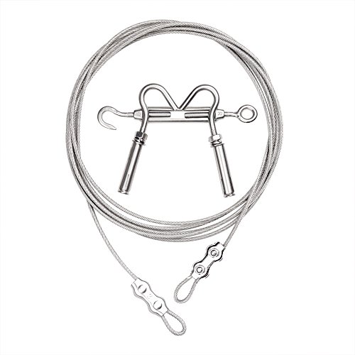 Corde à linge en acier inoxydable Usage intérie...