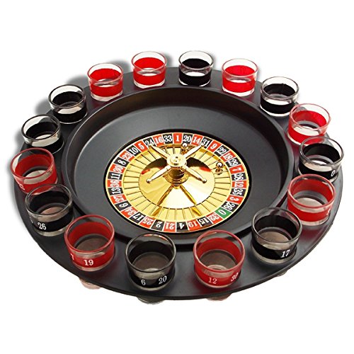 Roulette à boire pour jeu et boisson avec 16 ve...