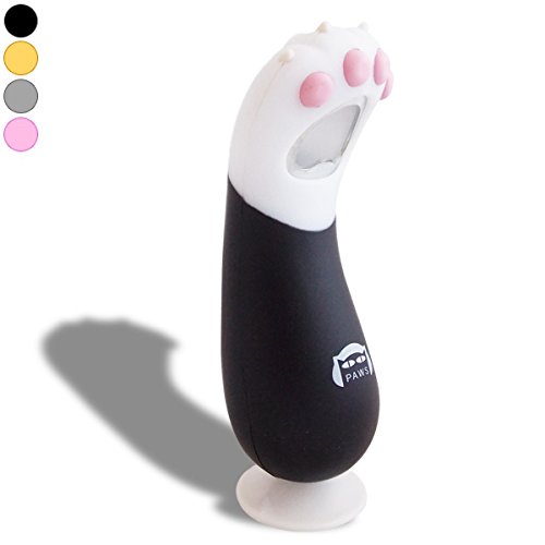 Ouvre-bouteille patte de chat décapsuleur gris