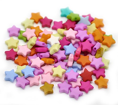 HOUSWEETY 500 Mixte Perles Breloque Etoile a ci...