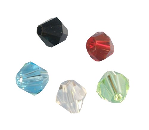 HOUSWEETY 400 Mixte Perles Verre Crystal toupie...