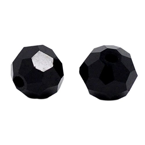 HOUSWEETY 200 Perles Cristal Quartz Verre Facet...