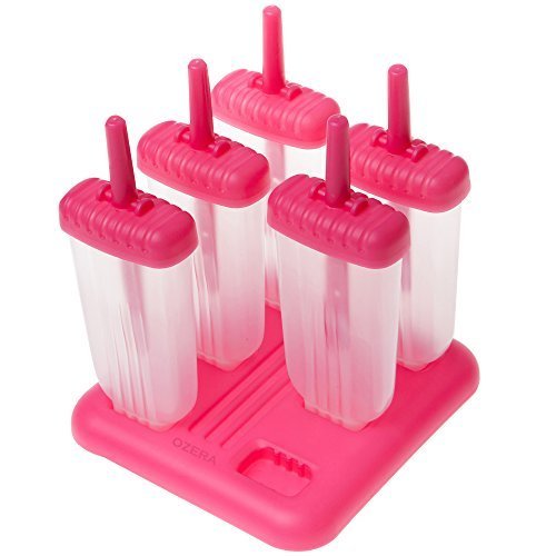 SYT Étoile Popsicle conception de moules, un ensemble de six, - 100% sans Bisphénol A Popsicle machine à moule faire des sucettes glacées sains plus faciles moules à popsicle 0701470674332 Azoraten