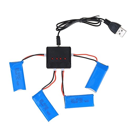3.7v 500mah batterie pour traxxas qr-1 hubsan x...