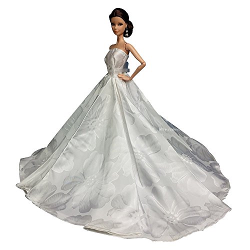 Mode princesse robe de made fit pour barbie dol...