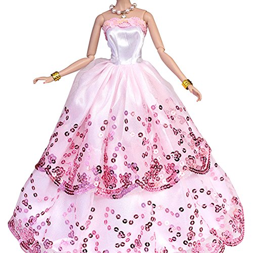 Le plus étonnant robe avec paillettes faites po...