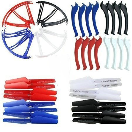 KidsHobby® Lame principale hélice et l'hélice lames protecteurs cadre & landing skid pour syma x5sc x5sw code EAN 0701630944138 