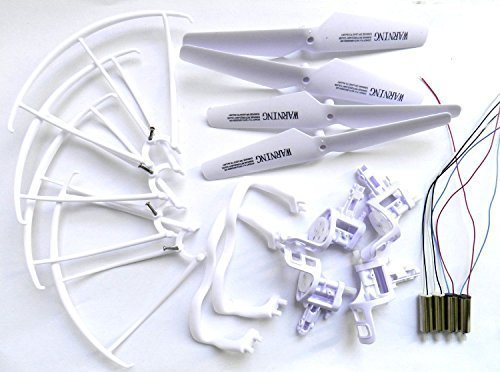 HB HomeBoat® HB HOMEBOAT® Syma X5 X5C X5C-1 Quadcopter Full Part Set 4*motors Propellers Landing Skid Protectors Motor Base code EAN 0701630947139 
