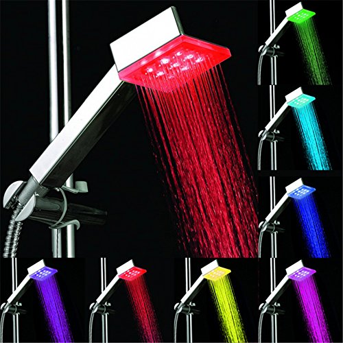 Douchette led pommeau de douche salle de bain 7...
