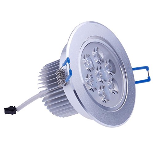 5 x spot led encastrable dimmable plafond 7w bl...