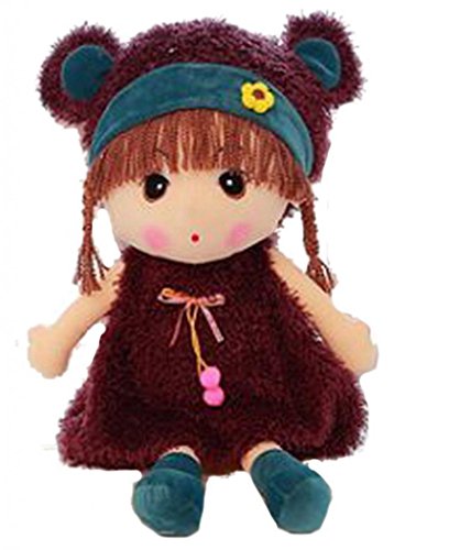 Jouet fille enfant poupées de chiffon poupée et mini poupée peluches doudous mignonne (violet) 0701702552421 La Vogue