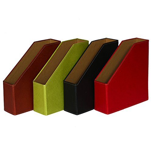 Matériau recyclé Effet Cuir A4 Magazine fichier...