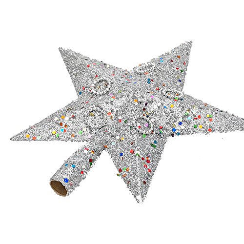 doublebulls décor Décoration Arbre de Noël argent étoile au sommet de sapin décoration de sommet code EAN 0701807539402 