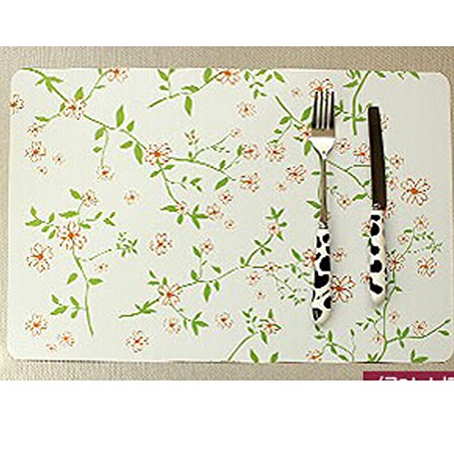 Napperons sets de table ensemble de 6 unique design art peinture étanche lavable en plastique vinyle mats tableau (430mm * 280mm) 0701936114235 HQdeal Napperons sets de table ensemble de 6 unique design art peinture étanche lavable en plastique vinyle mats tableau (430mm * 280mm) 0701936114235 HQdeal