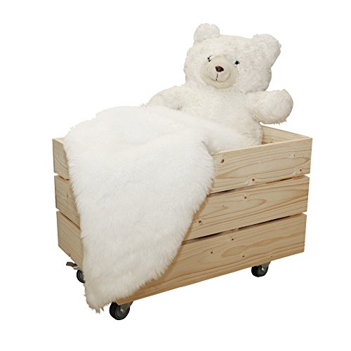 Simply a Box Chariot à roulette - Caisse en bois 54x36x30 cm - Kit prêt à assembler - Fabriquée main en France 0701980263644 (0701980263644)