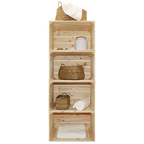 Simply a Box Colonne 4S - Kit prêt à assembler - caisses en bois (x4) - Fabriquée main en France 0701980263729 (0701980263729)