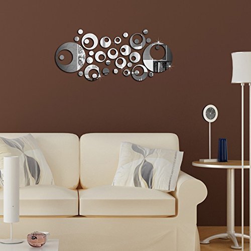 Stickers muraux miroir stickers muraux art mura...