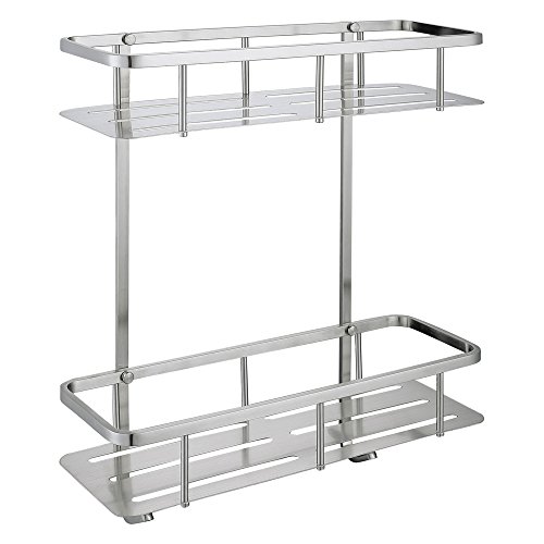 A2221 panier de douche d'angle rectangulaire, inox