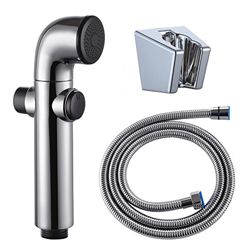 KES Douchette Toilette Avec 5 Ft Tuyau Et Suppo...