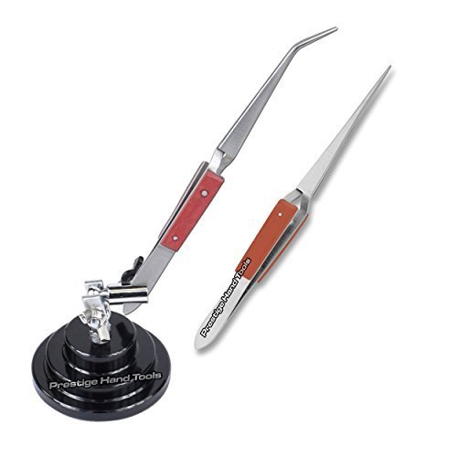 PTL® Prestige 3 Troisième main avec base 2 Pinc...