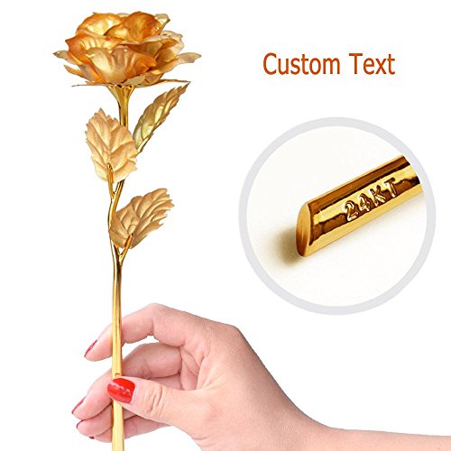 Vanra Rose en feuille d'or 24 carats fabriquée ...