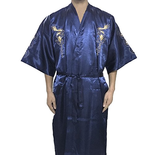Homme vêtement de nuit peignoir kimono robe de ...