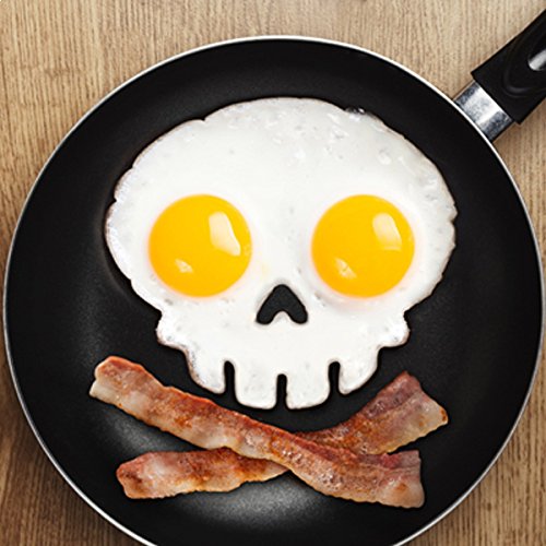 Moule tête de mort œuf sur plat deco maison ust...