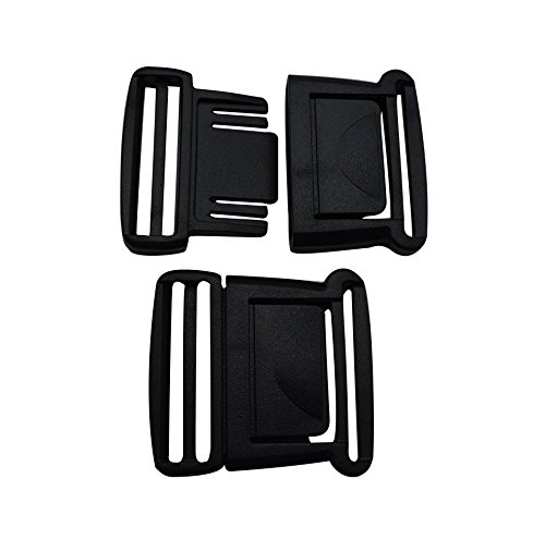 tianbang intérieur 3,2 cm Noir Largeur Boucles ...